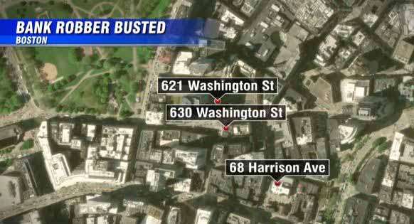 Boston police arrest NJ man accused of trying to rob 3 banks in an hour