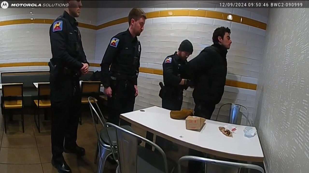 Police bodycam footage of Luigi Mangione’s arrest released