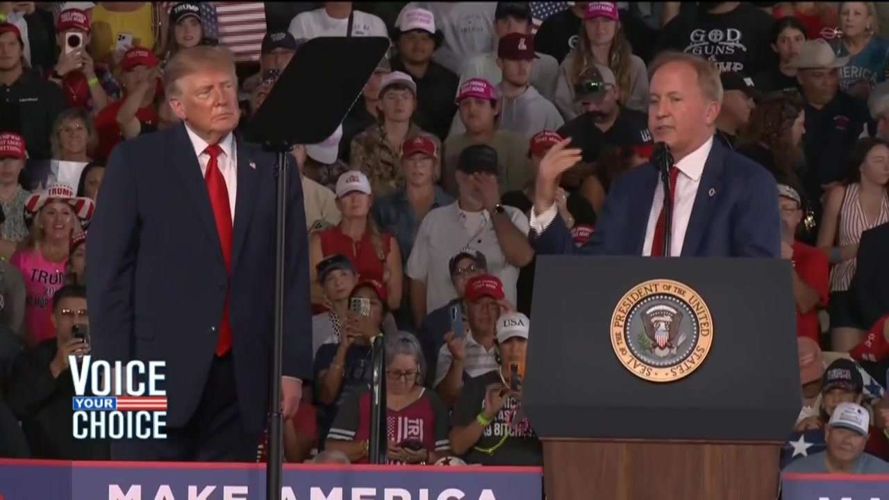 Trump is in Texas for a high-stakes push to keep the state in Republican hands